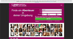 Desktop Screenshot of onematch.de